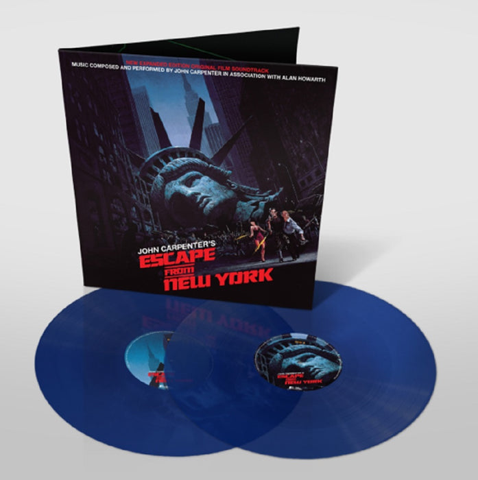 John Carpenter Escape From New York Vinyl LP Transparent Blue Colour 2022