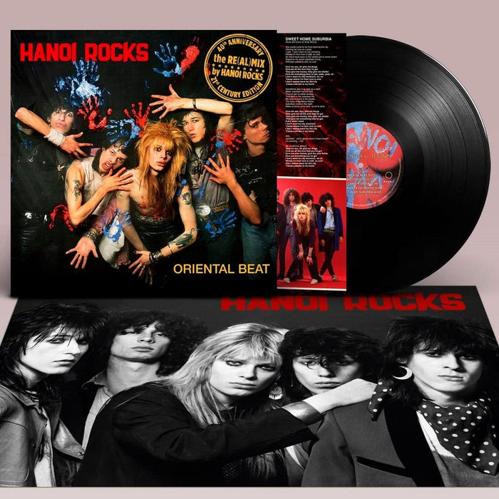 Hanoi Rocks Oriental Beat 40th Anniversary Re(al)mix Vinyl LP 2023