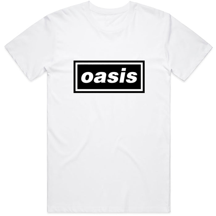 Oasis Decca Logo White X-Large Unisex T-Shirt