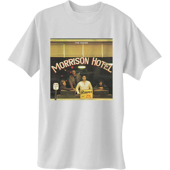 The Doors Morrison Hotel White Large Unisex T-Shirt