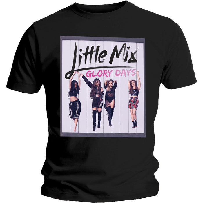 LITTLE MIX Glory Days LADIES Black BOYFRIEND FIT Size SMALL T SHIRT NEW Official