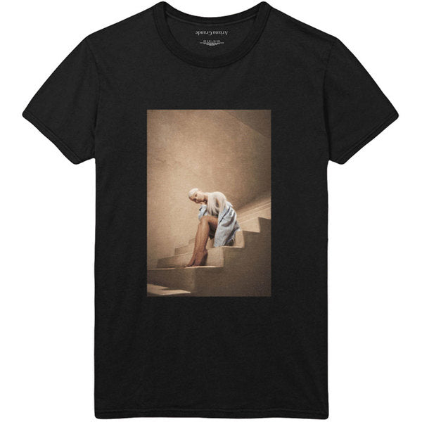 Ariana Grande Staircase Black Large Unisex T-Shirt