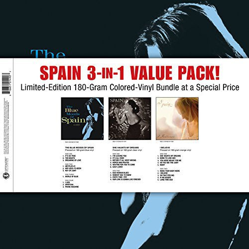 Spain 3 In 1 Value Pack LP Vinyl New  Coloured 4 Disc Set