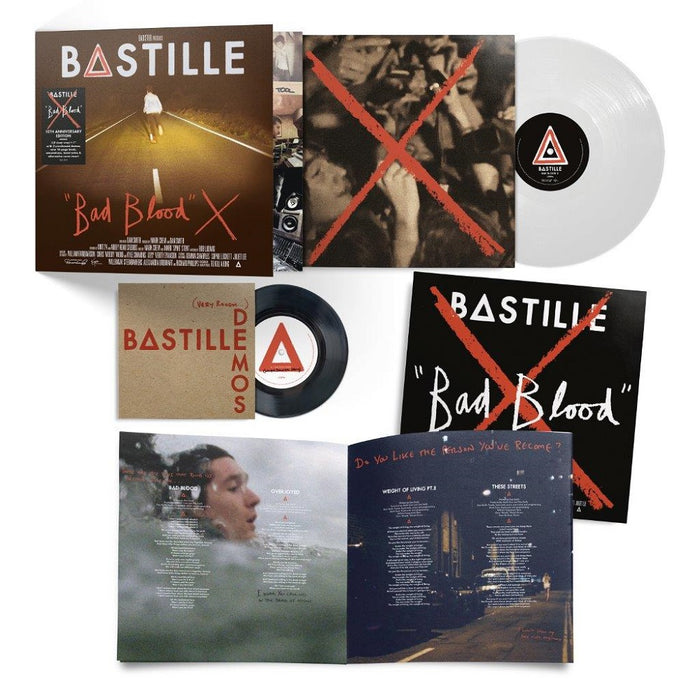 Bastille Bad Blood X Vinyl LP Crystal Clear Colour & 7" Single 2023