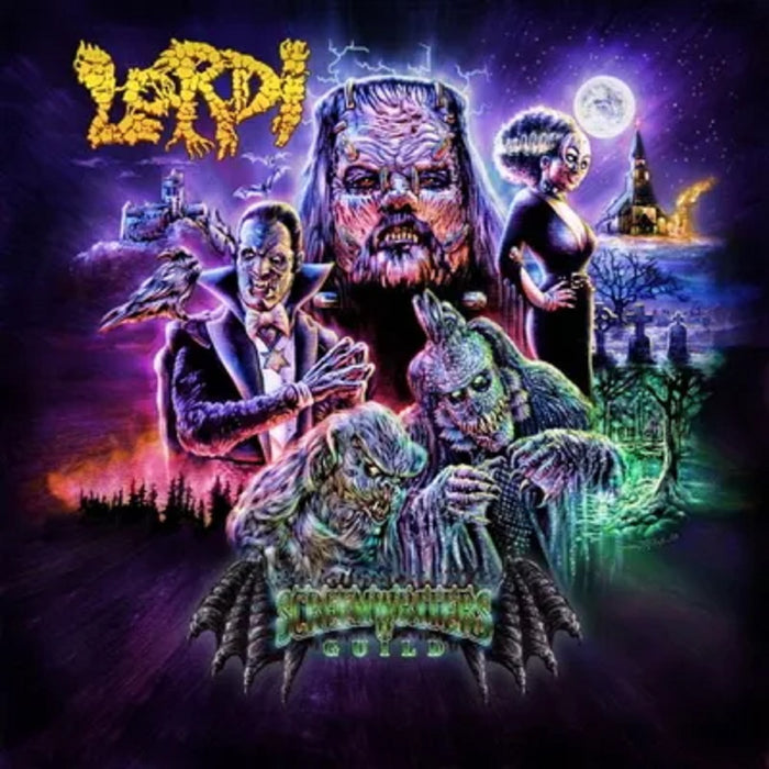 Lordi Screem Writers Guild Vinyl LP Red & Black Splatter Colour 2023