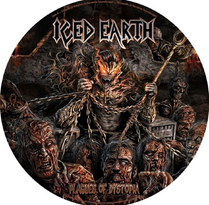 Iced Earth Plagues of Distopia Vinyl EP Picture Disc RSD 2023