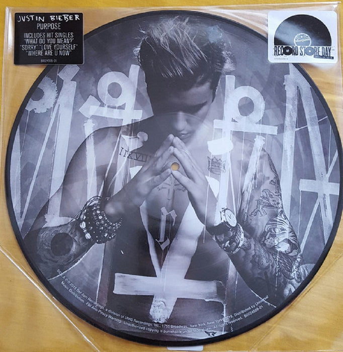 Justin Bieber Purpose Ltd RSD Picture Disc Vinyl LP 2016