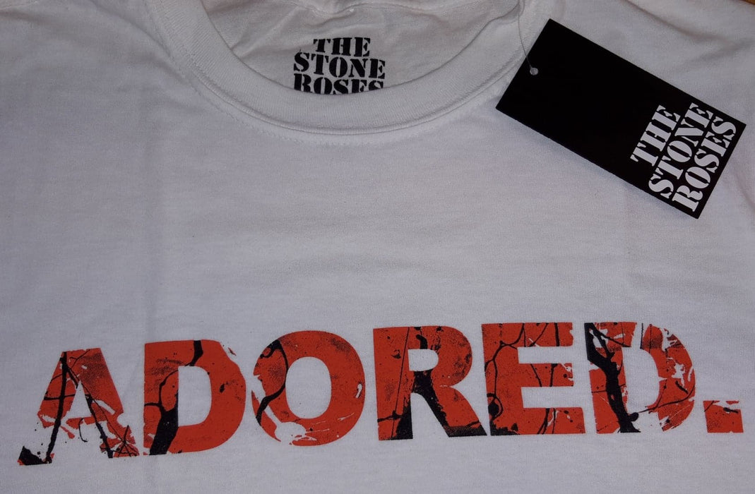 The Stone Roses Adored White Small Unisex T-Shirt