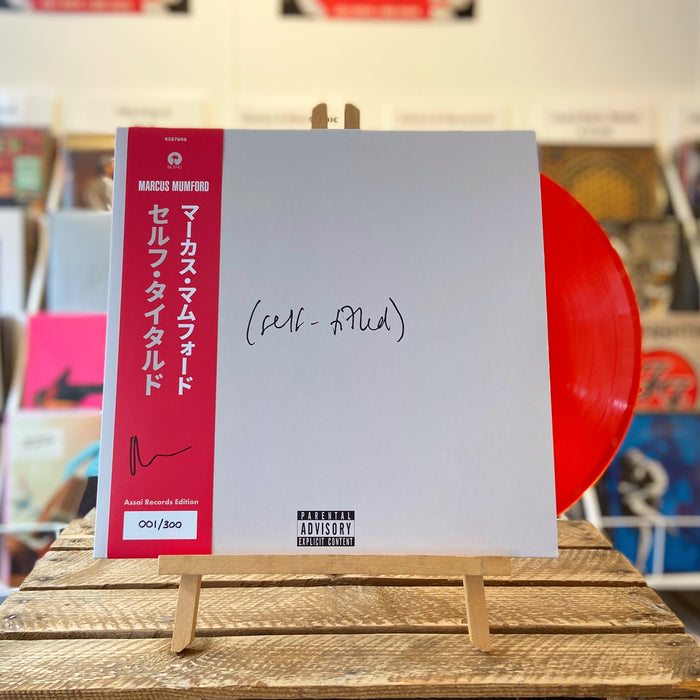 Marcus Mumford (self-titled) Vinyl LP Transparent Red Signed Assai Obi Edition 2022