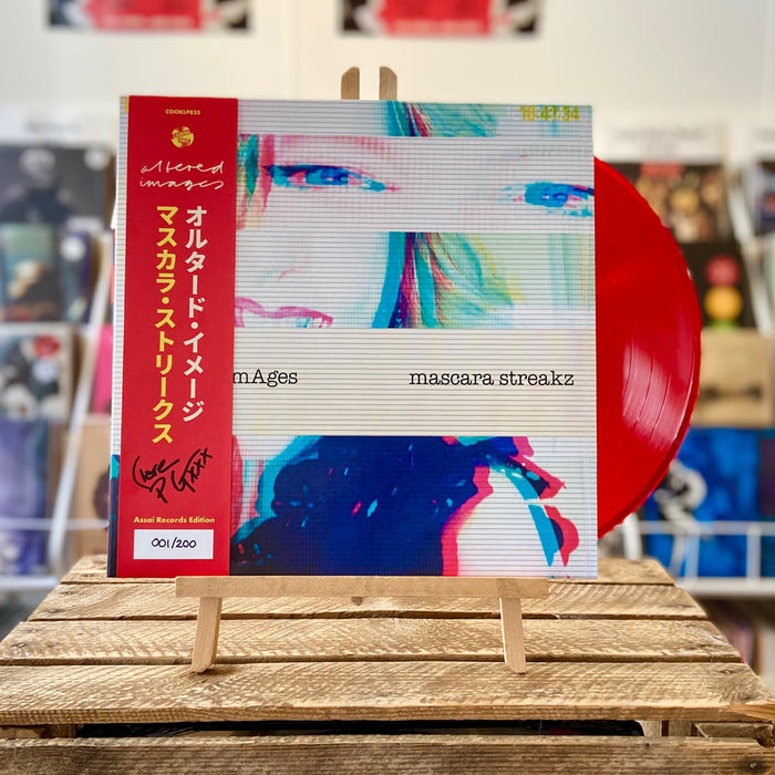 Altered Images Mascara Streakz Vinyl LP Transparent Red Signed Assai Obi Edition 2022