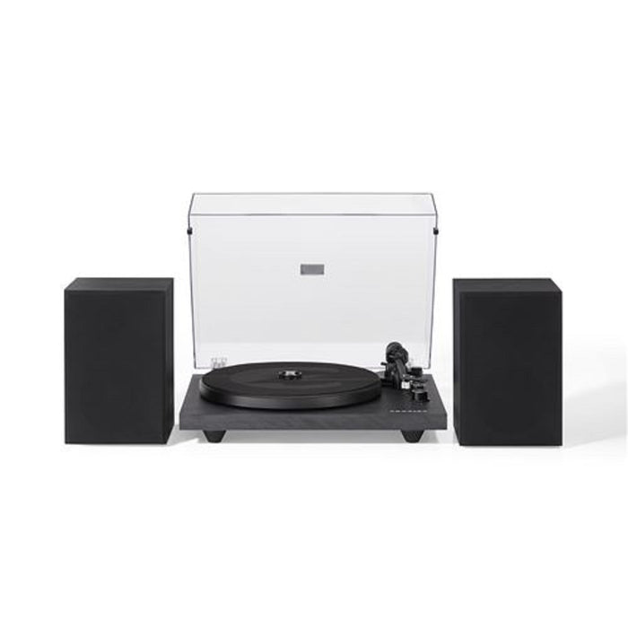 Crosley C62 Shelf System Black Turntable