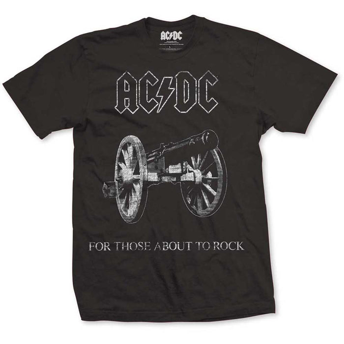 AC/DC About To Rock Black Medium Unisex T-Shirt