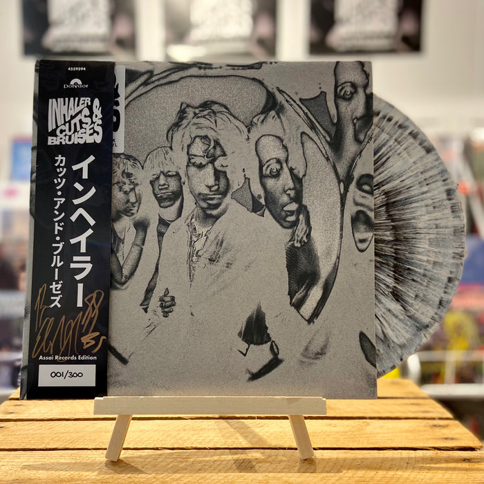 Inhaler Cuts & Bruises Vinyl LP White & Black Splatter Signed Assai Obi V2 Edition 2023