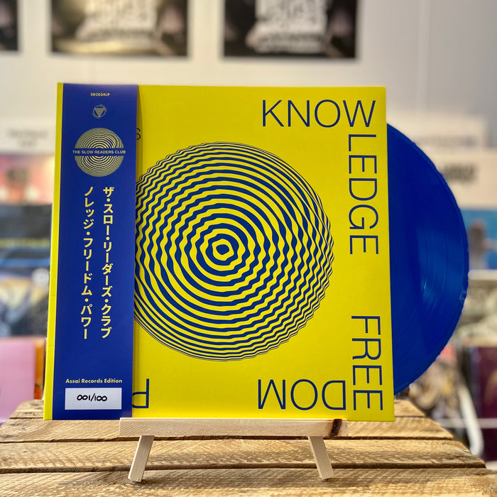 The Slow Readers Club Knowledge Freedom Power Vinyl LP Blue Colour Assai Obi Edition 2023