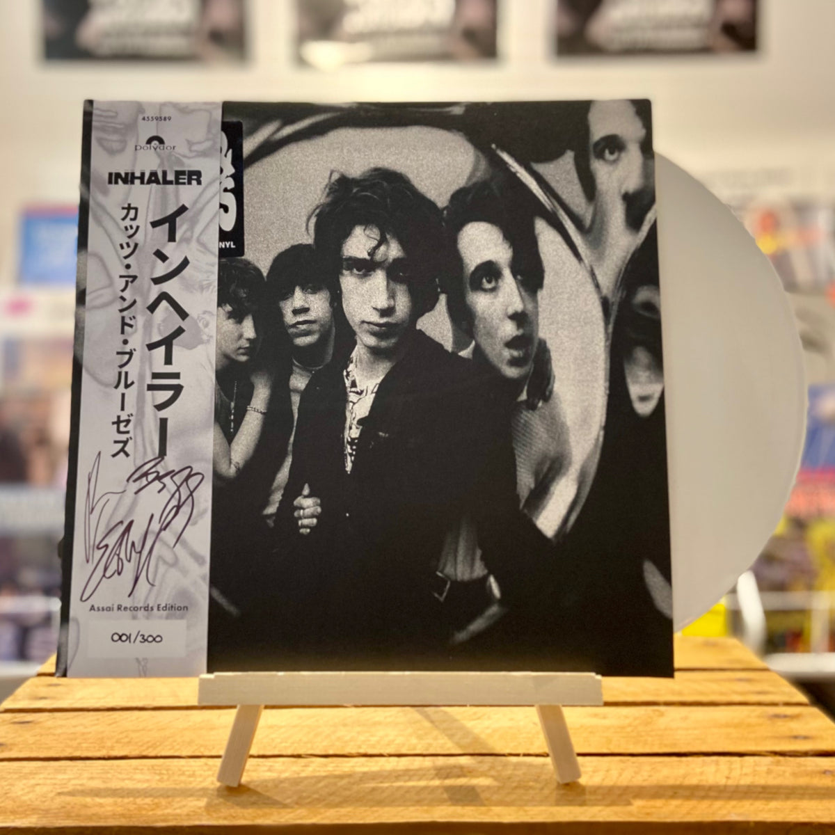 Inhaler Cuts & Bruises Vinyl LP Signed White Colour Assai Obi