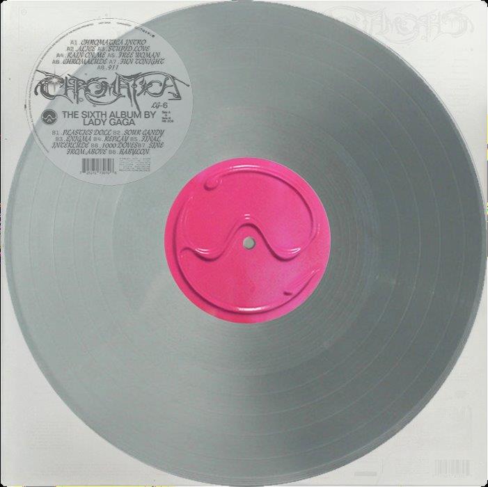 Lady Gaga Chromatica Vinyl LP Indies Silver Colour 2020