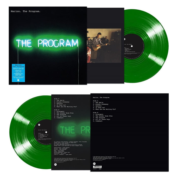 Marion Program Ltd Green Vinyl LP Signed Print 2020