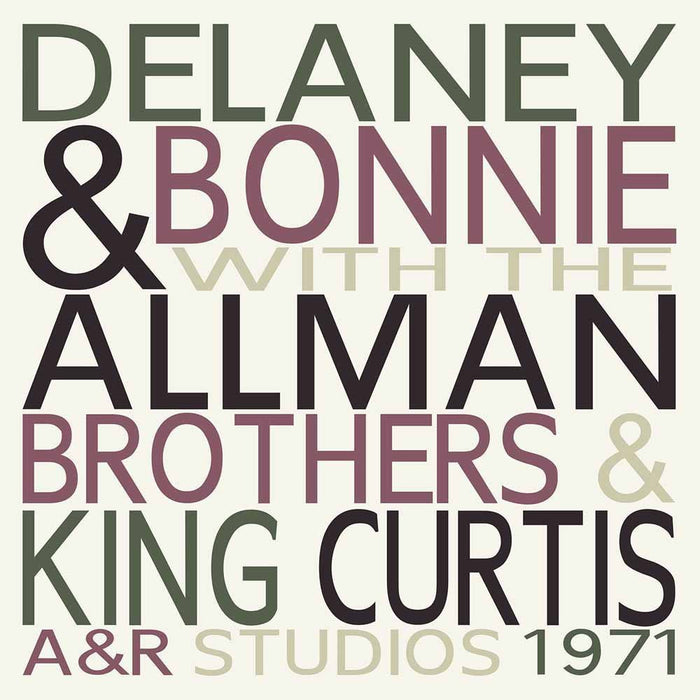 DELANEY & BONNIE WITH THE ALLMAN BROTHERS A&R Studios 1971 LP Vinyl NEW
