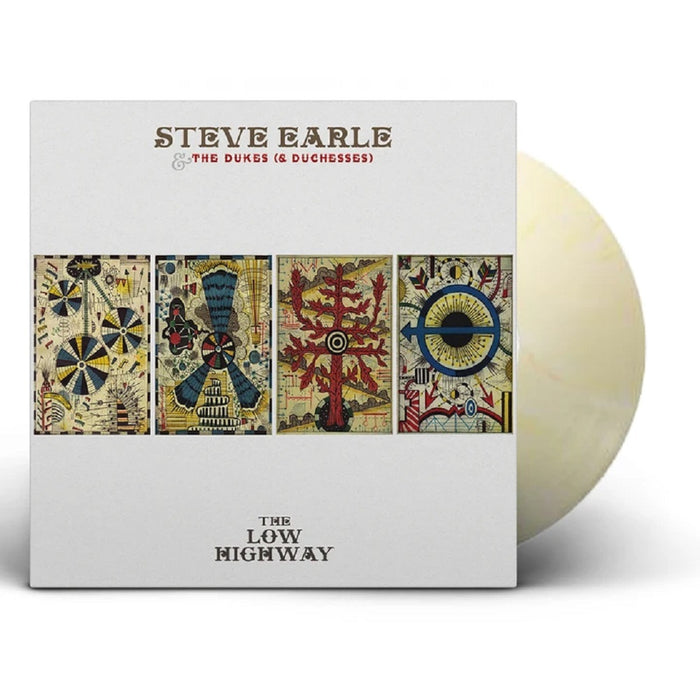 Steve Earle & The Dukes (& Duchess) The Low Highway Vinyl LP Cream Colour 2021