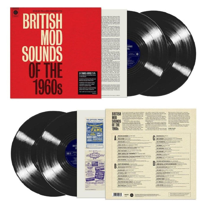 Eddie Piller Presents British Mod Sounds Of the 1960s Vinyl 6LP Signed 2022