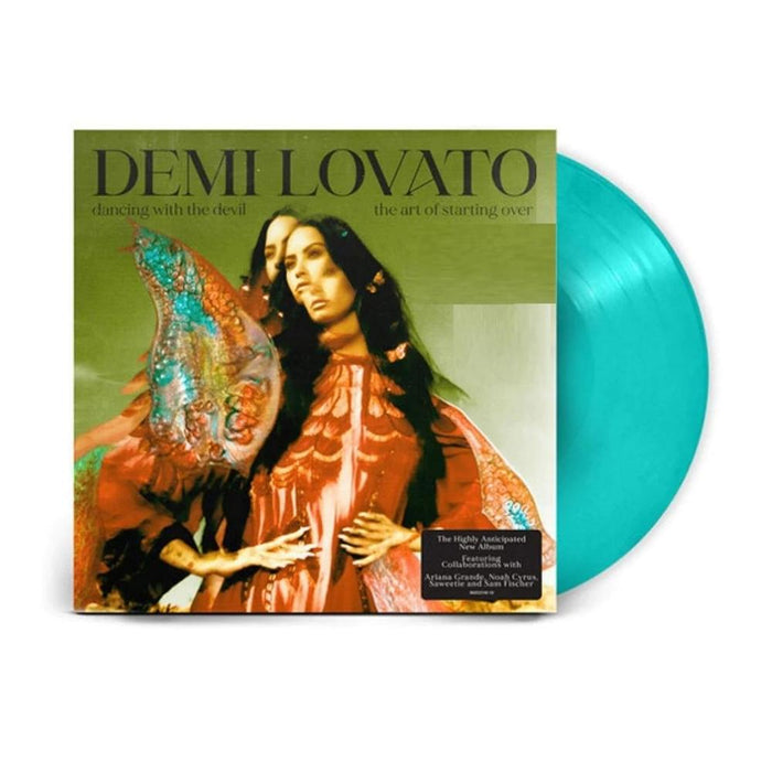 Demi Lovato Dancing With The Devil... The Art Of Starting Over Vinyl LP Turquoise Colour 2021