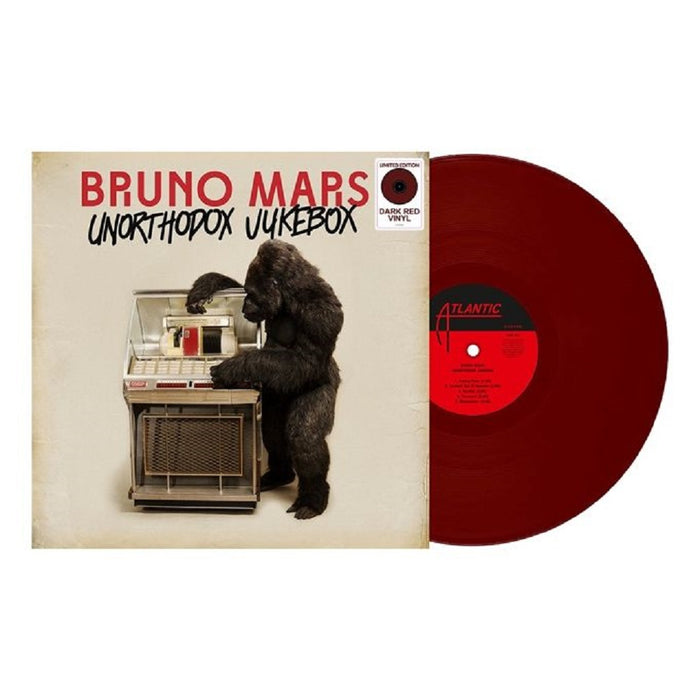 Bruno Mars Unorthodox Jukebox Vinyl LP Dark Red Colour 2022
