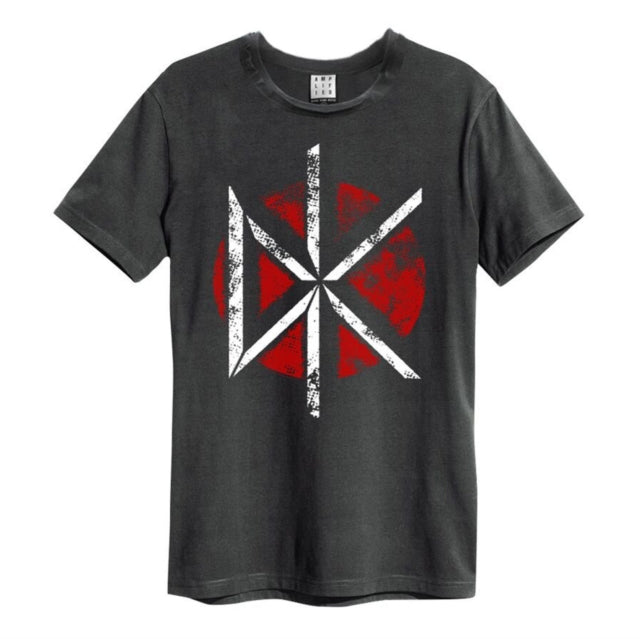 Dead Kennedys Logo Amplified Vintage Charcoal Small Unisex T-Shirt