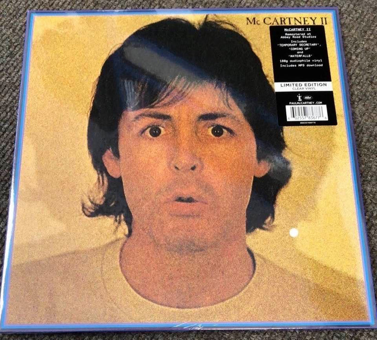 Paul McCartney ‎– McCartney II Vinyl LP Limited Clear Edition 2017