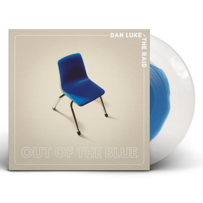 Dan Luke & The Raid Out of the Blue Vinyl LP Indies Blue / White Colour 2019