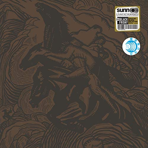 Sunn O))) Flight Of The Behemoth Vinyl LP Gold with Black Splatter Colour 2020