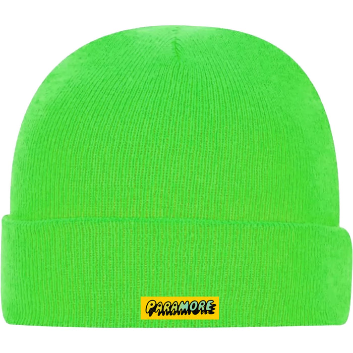 Paramore Green Beanie Hat Headwear