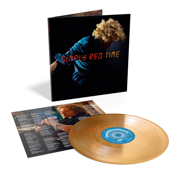 Simply Red Time Vinyl LP Indies Gold Colour 2023