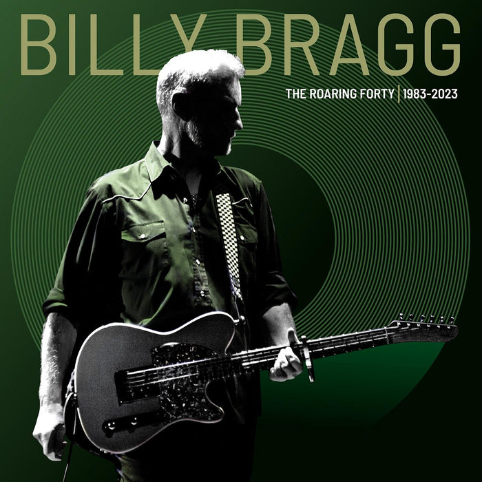 Billy Bragg The Roaring Forty (1983-2023) Vinyl LP Deluxe Green Colour 2023