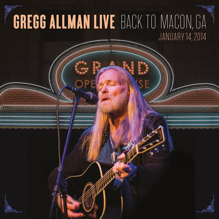 GREG ALLMAN LIVE BACK TO MACON GA LP VINYL NEW 33RPM