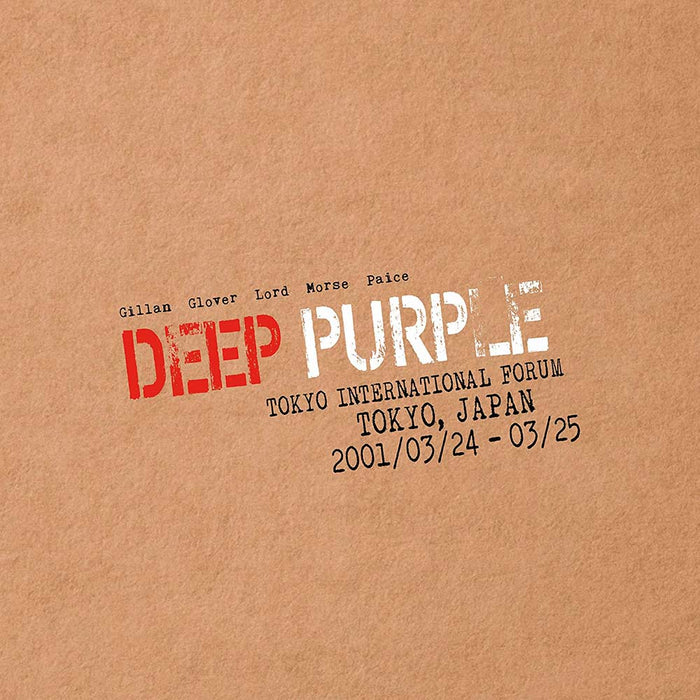 Deep Purple Live In Tokyo 2001 Vinyl LP 2022