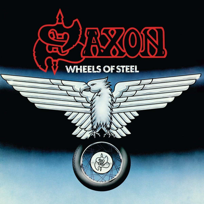 Saxon Wheels Of Steel Lp Blue & White Splatter Vinyl 2018