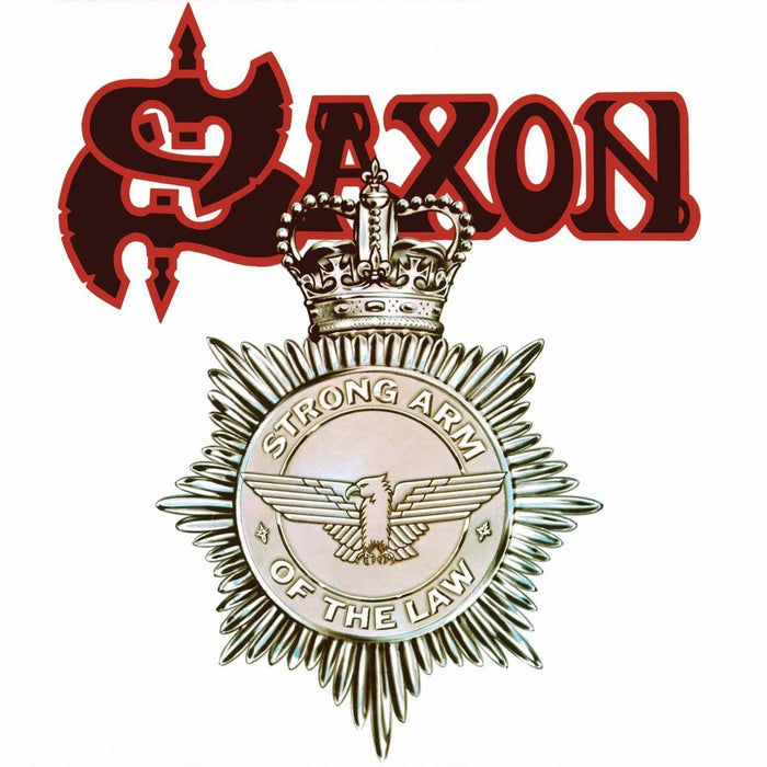 SAXON Strong Arm of the Law LP White Red & Black Vinyl NEW 2018