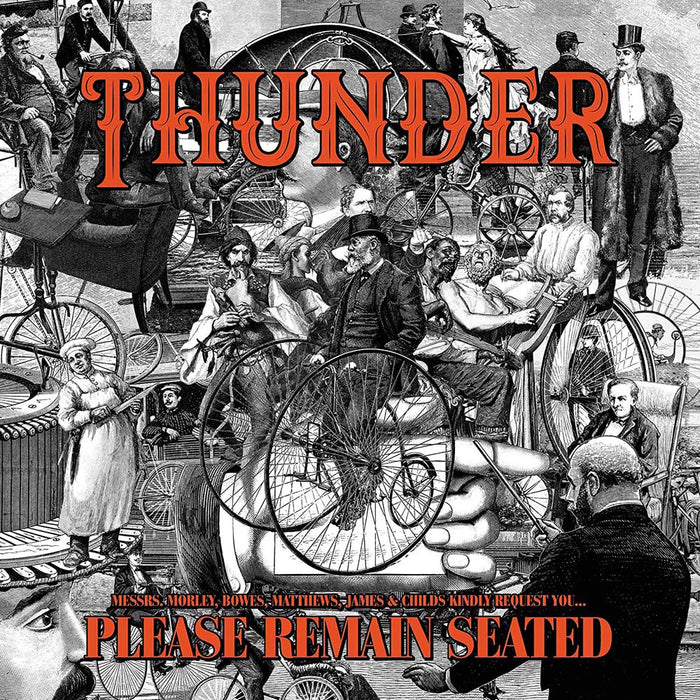 Thunder Please Remain Seated Ltd Orange Vinyl LP 2019