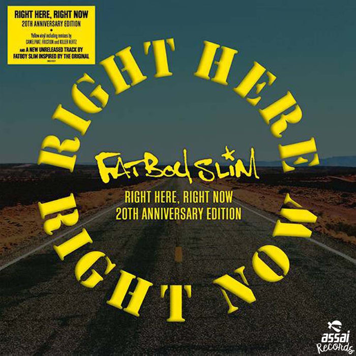 Fatboy Slim Right Here Right Now 12" Yellow Vinyl Single RSD 2019