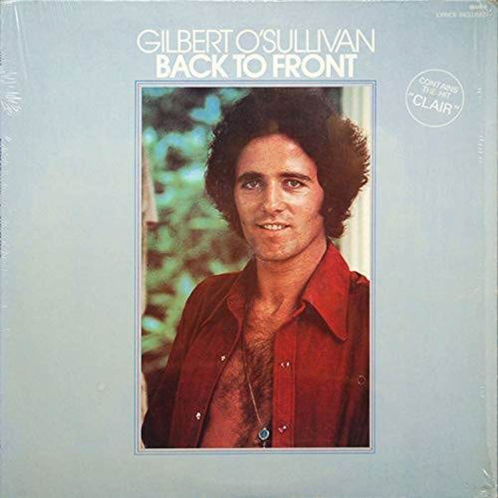 Gilbert O Sullivan Back to Front Vinyl LP 2019