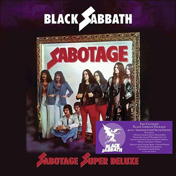 Black Sabbath Sabotage Vinyl LP Super Deluxe Boxset Set 2021