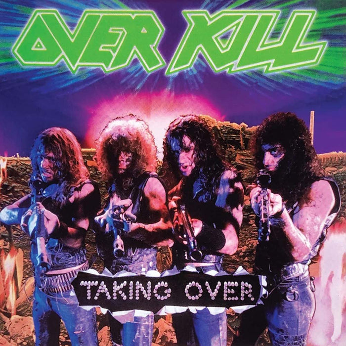 Over Kill Taking Over Vinyl LP Pink & Black Marble Colour 2023