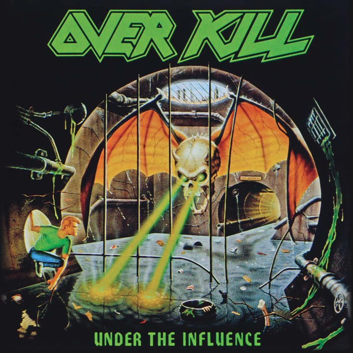 Over Kill Under The Influence Vinyl LP Yellow & Black Marble Colour 2023