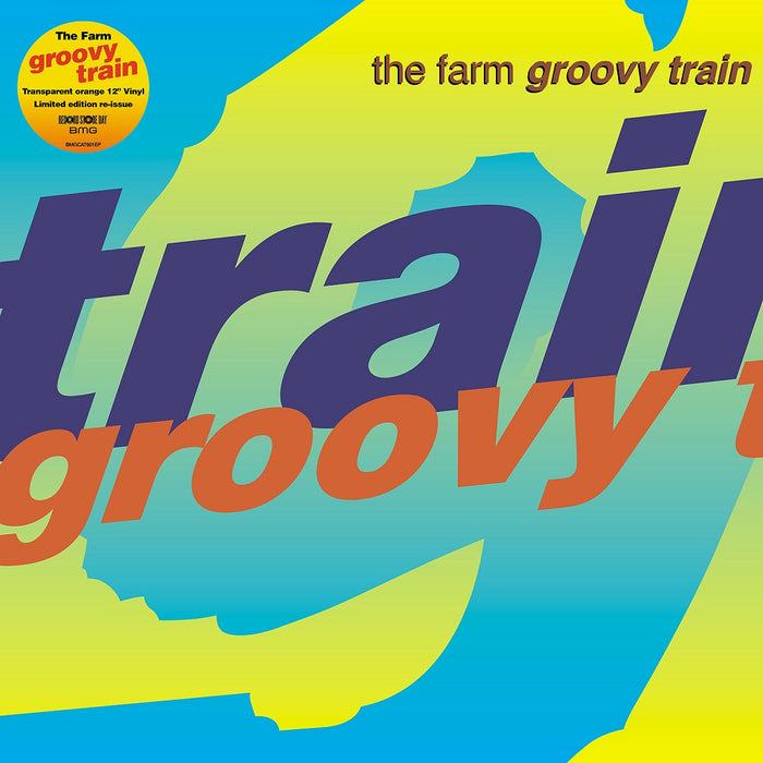 The Farm Groovy Train 12" Vinyl Single Orange Colour RSD June 2022