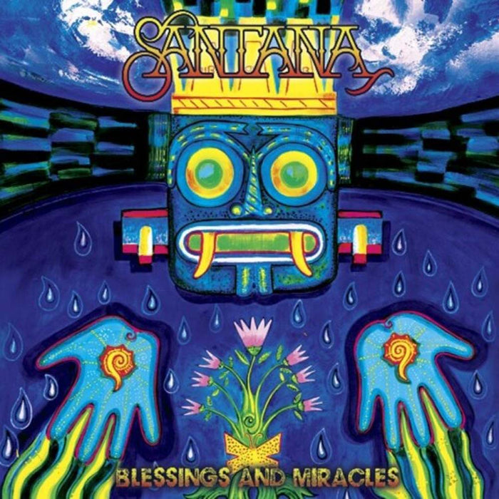 Santana Blessings And Miracles Vinyl LP Indies Blue & Yellow Splatter Colour 2022