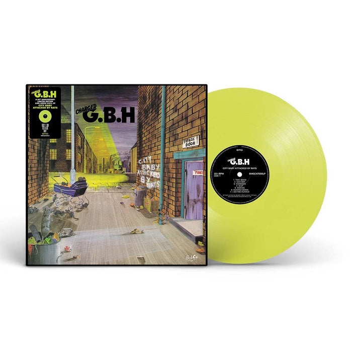 G.B.H. City Baby Attacked By Rats Vinyl LP Lime Green Colour RSD June 2022