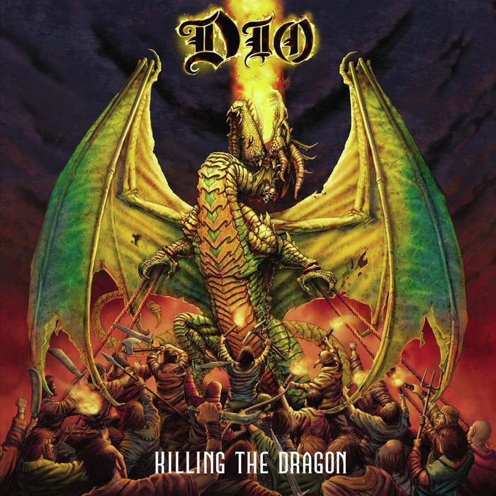 Dio Killing The Dragon Vinyl LP Red & Orange Swirl Colour 2022