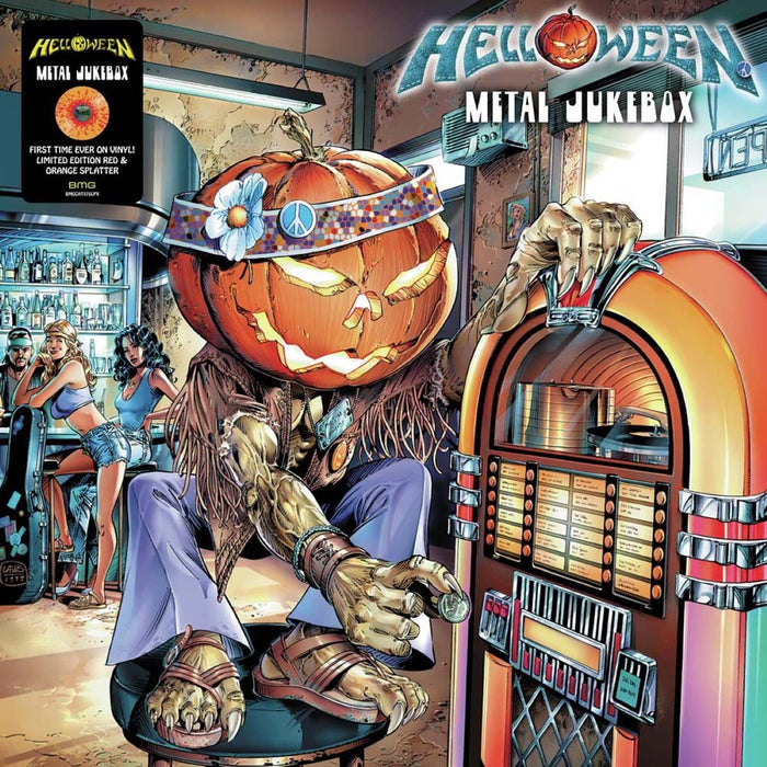 Helloween Metal Jukebox Vinyl LP Orange & Red Splatter Colour 2022