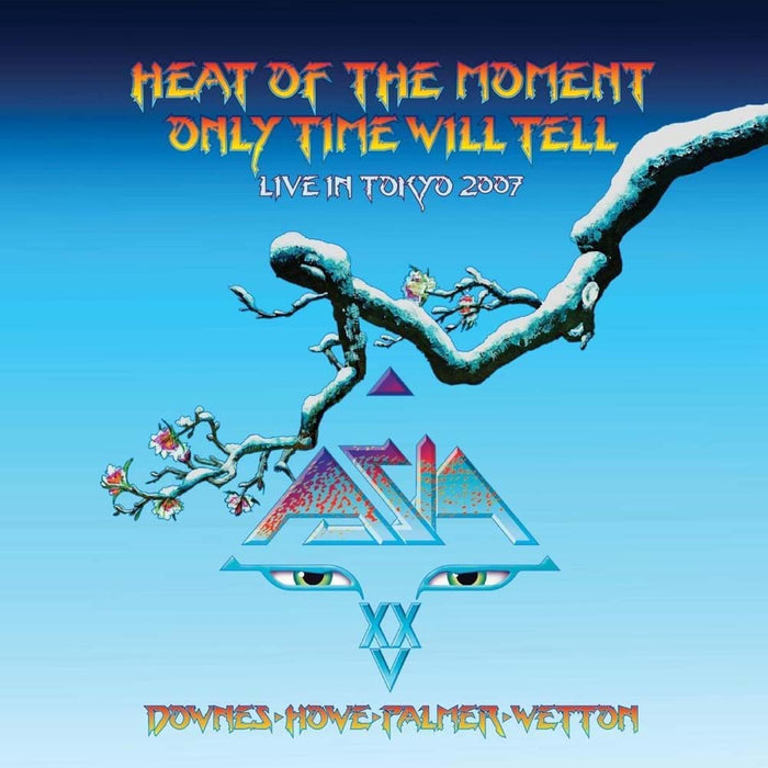 Asia Heat Of The Moment / Only Time Will Tell (Live) 10" Vinyl Single Neon Orange Colour Black Friday 2022