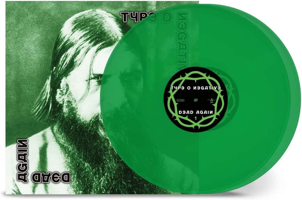 Type O Negative Dead Again Vinyl LP Light Green Transparent Colour 2023